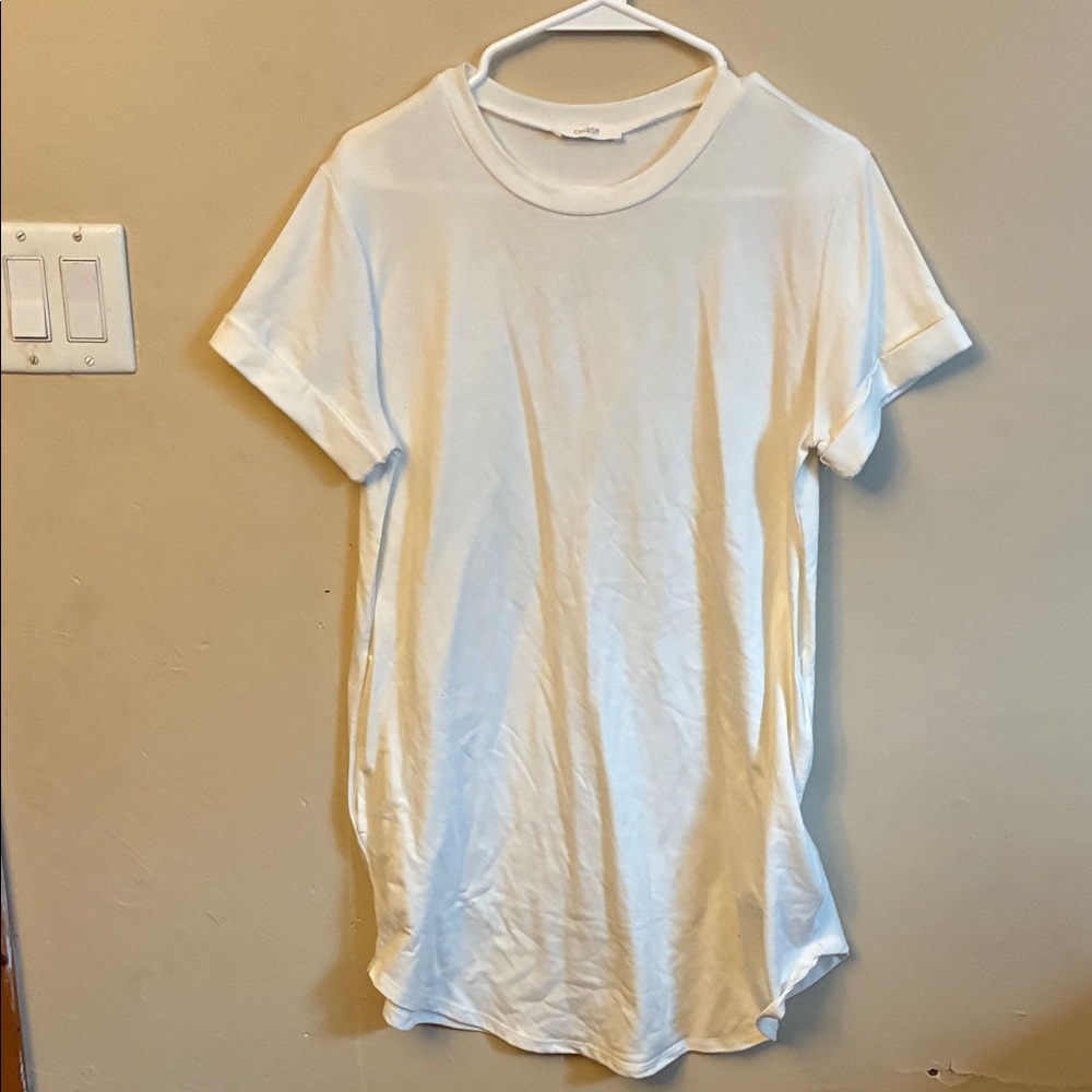 Cherish White Short Sleeve Tee